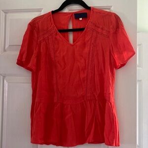 Francesca’s Flowy Orange Top